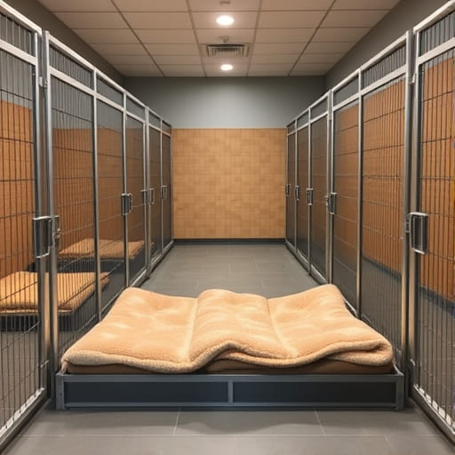 Pet sitter with dog